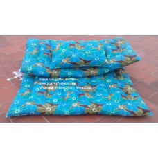 Foldable Mattress-  Rasaai Type-Natural Kapok /semal /Silk cotton (ilavam panju) 6.25X4 Feets  / 75x48x1.25 inch+ Free Pillow worth of 500 Rs