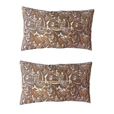 Pillows Kapok Silk cotton (Ilavam Panju ) brown Size 22 x 12 Inches (SET of 2) - No Chemical, No Foam, No Rubber , No Sponge Pillows